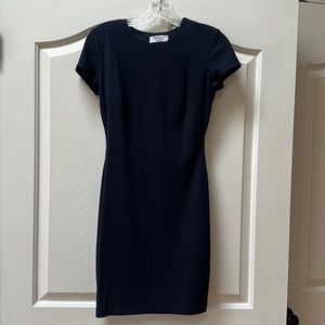Bailey 44 navy blue Dress with cute cut out back.